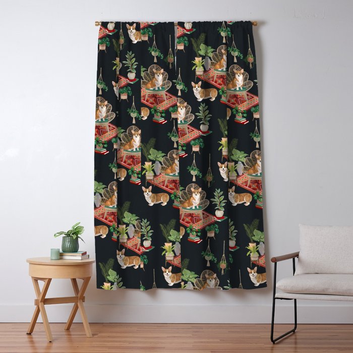 Corgis living room Window Curtain Gallery Image 5
