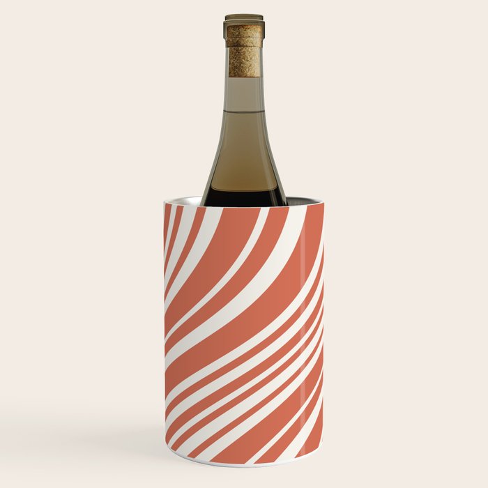 Wavy Stripes XLVII - Brick Red Wine Chiller Gallery Image 3