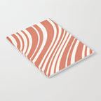 Wavy Stripes XLVII - Brick Red Notebook Gallery Image 2