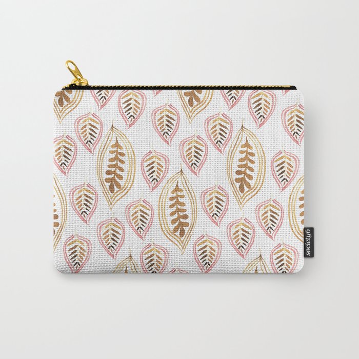 Golden Fall Leaves Carry All Pouch Gallery Image 1