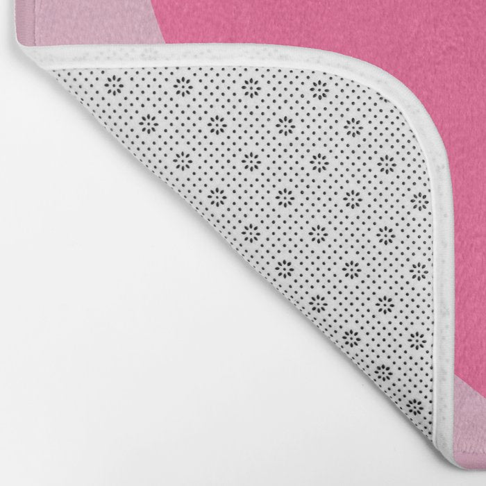 Pink Heart Bath Mat Gallery Image 2