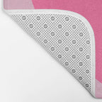 Pink Heart Bath Mat Gallery Image 2