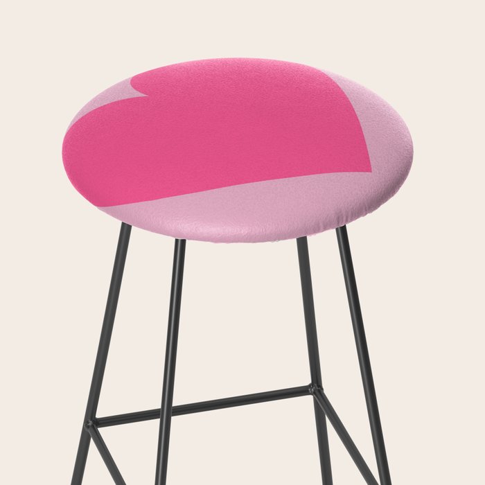 Pink Heart Stool Gallery Image 2