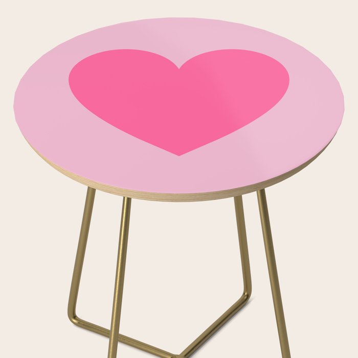 Pink Heart Side Table Gallery Image 2