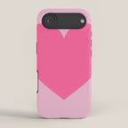 Pink Heart iPhone Case Gallery Image 2