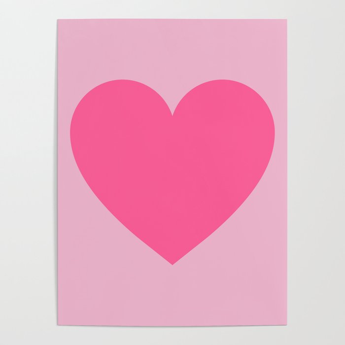 Pink Heart Poster Gallery Image 4