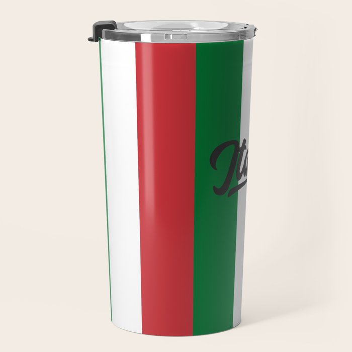 Italian Flag Travel Mug Gallery Image 3