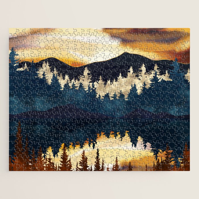Fall Sunset Jigsaw Puzzle Gallery Image 1