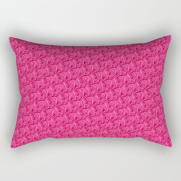 AT Pattern 3 Magenta Rectangular Pillow Gallery Image 2