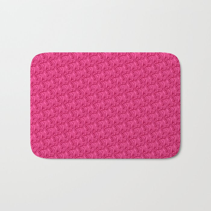AT Pattern 3 Magenta Bath Mat Gallery Image 1