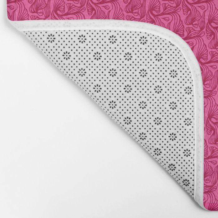 AT Pattern 3 Magenta Bath Mat Gallery Image 2