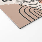 Abstract organic nature shape art pattern Welcome Mat Gallery Image 2