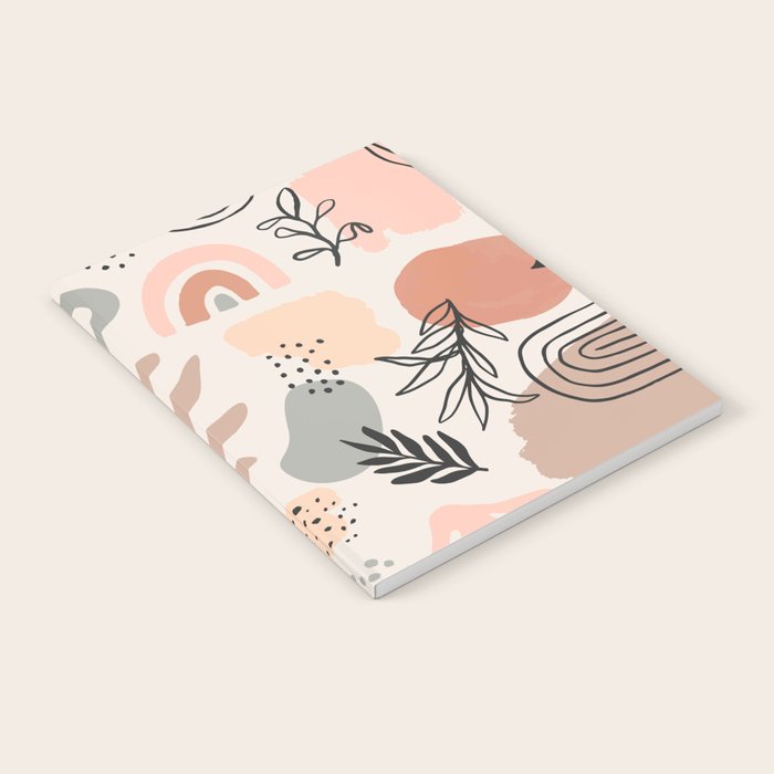 Abstract organic nature shape art pattern Notebook Gallery Image 1
