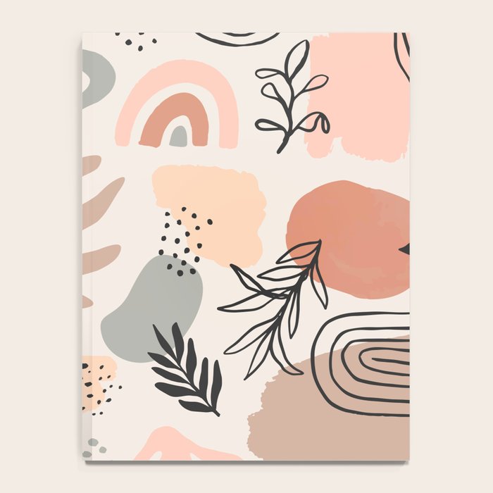 Abstract organic nature shape art pattern Notebook Gallery Image 4