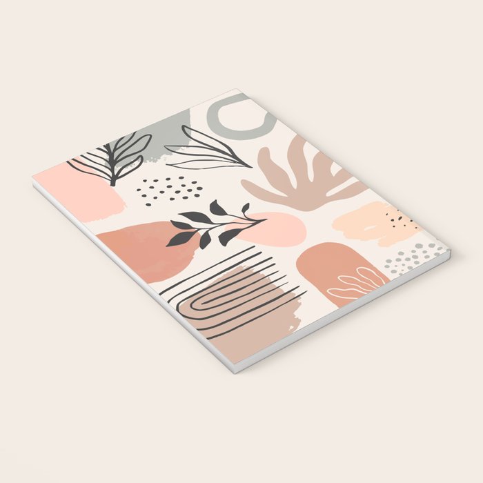 Abstract organic nature shape art pattern Notebook Gallery Image 3