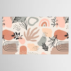 Abstract organic nature shape art pattern Tablecloth Gallery Image 2