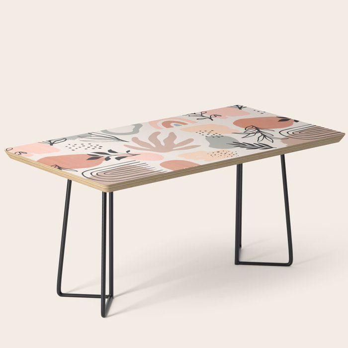 Abstract organic nature shape art pattern Coffee Table Gallery Image 1
