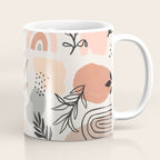 Abstract organic nature shape art pattern Coffee Mug Gallery Image 1