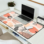 Abstract organic nature shape art pattern Desk Mat Gallery Image 2