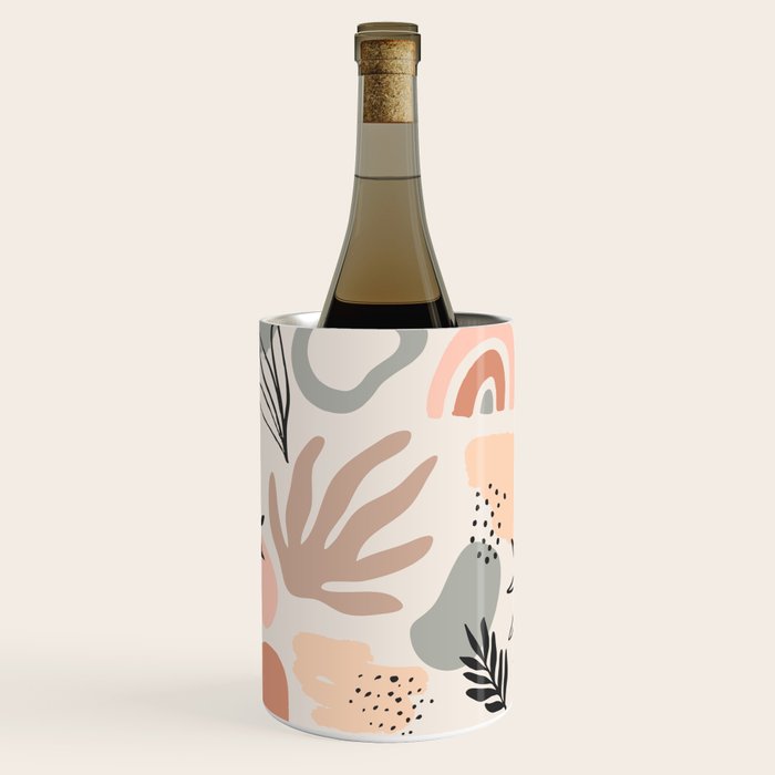 Abstract organic nature shape art pattern Wine Chiller Gallery Image 1