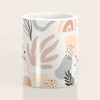 Abstract organic nature shape art pattern Coffee Mug Gallery Image 4