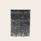 Dark Gray Black Lady Glitter #1 (Faux Glitter) #shiny #decor #art #society6 Wall Hanging Gallery Image 1