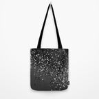 Dark Gray Black Lady Glitter #1 (Faux Glitter) #shiny #decor #art #society6 Tote Bag Gallery Image 2