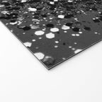 Dark Gray Black Lady Glitter #1 (Faux Glitter) #shiny #decor #art #society6 Welcome Mat Gallery Image 2