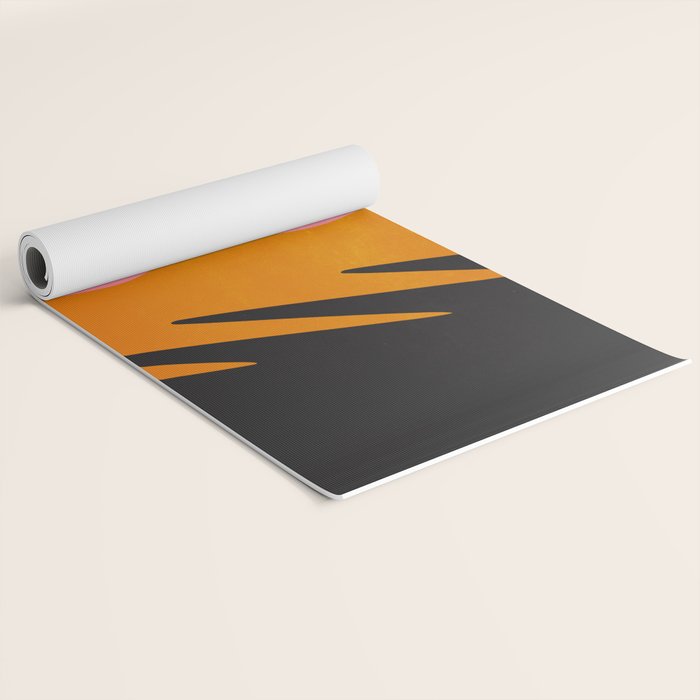 Landscape 02: Mid Century Abstraction Yoga Mat Gallery Image 2