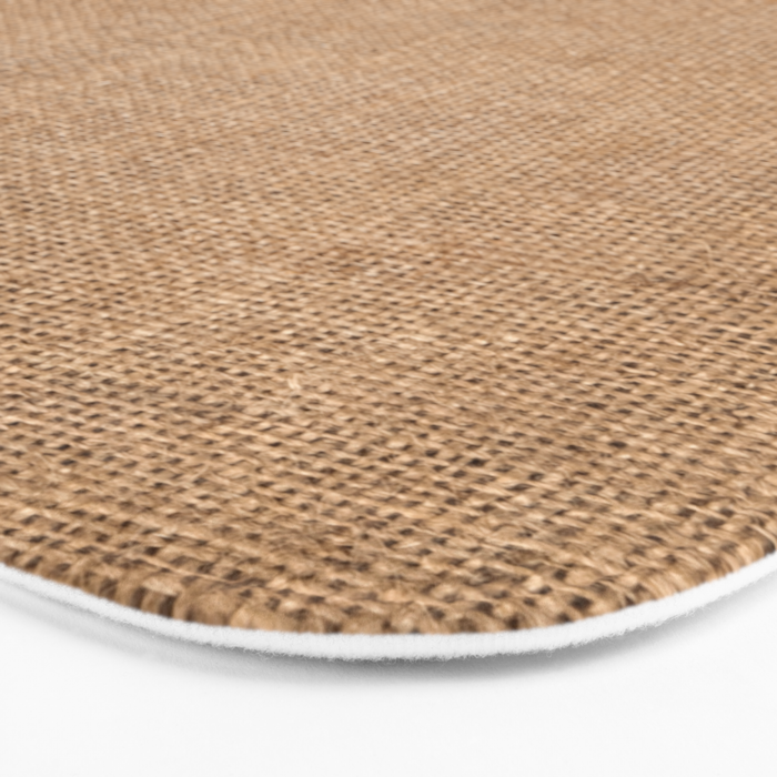 Burlap Fabric 2.0 Bath Mat Gallery Image 3