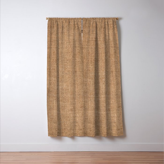 Burlap Fabric 2.0 Window Curtain Gallery Image 3