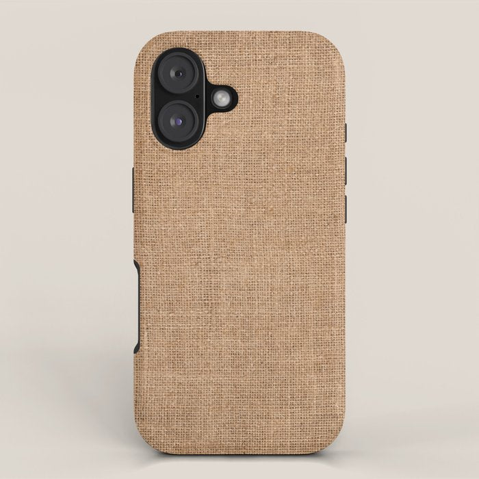 Burlap Fabric 2.0 iPhone Case Gallery Image 1
