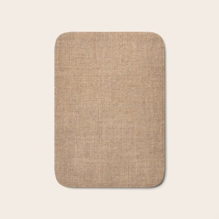 Burlap Fabric 2.0 Bath Mat Gallery Image 1