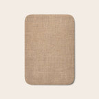 Burlap Fabric 2.0 Bath Mat Gallery Image 1