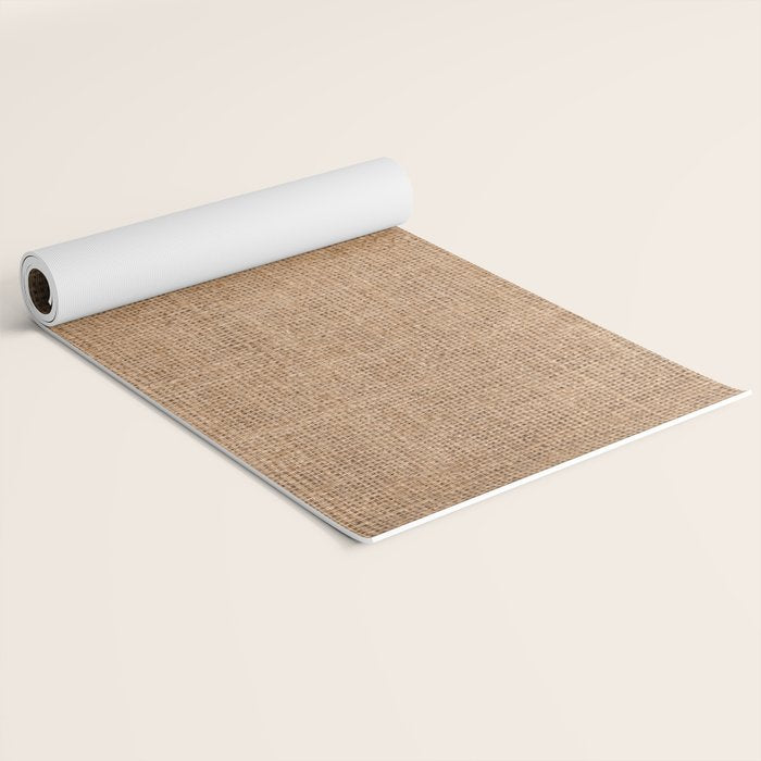 Burlap Fabric 2.0 Yoga Mat Gallery Image 2