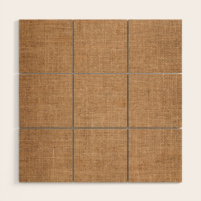 Burlap Fabric 2.0 Wood Wall Art Gallery Image 1