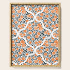 Tangerine Lattice Dreams Serving Tray Gallery Image 1