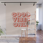 Good Vibes Only Wall Mural Gallery Image 1