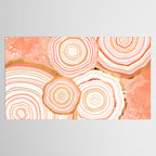Coral Agate Abstract Tablecloth Gallery Image 2