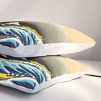 The Great Wave Off Kanagawa,No.3, Pillow Sham Gallery Image 3