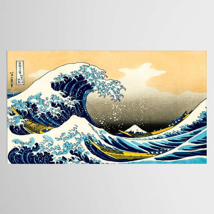The Great Wave Off Kanagawa,No.3, Tablecloth Gallery Image 2