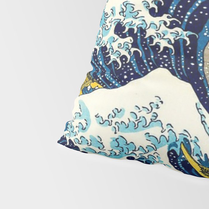 The Great Wave Off Kanagawa,No.3, Pillow Sham Gallery Image 4