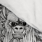 cryptid crowd black white Comforter Gallery Image 4