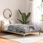 cryptid crowd black white Comforter Gallery Image 2