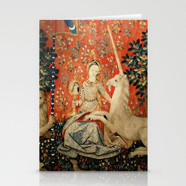 Lady and The Unicorn Sight Stationery Card Gallery Image 2
