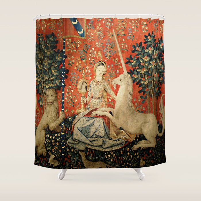 Lady and The Unicorn Sight Shower Curtain Gallery Image 1