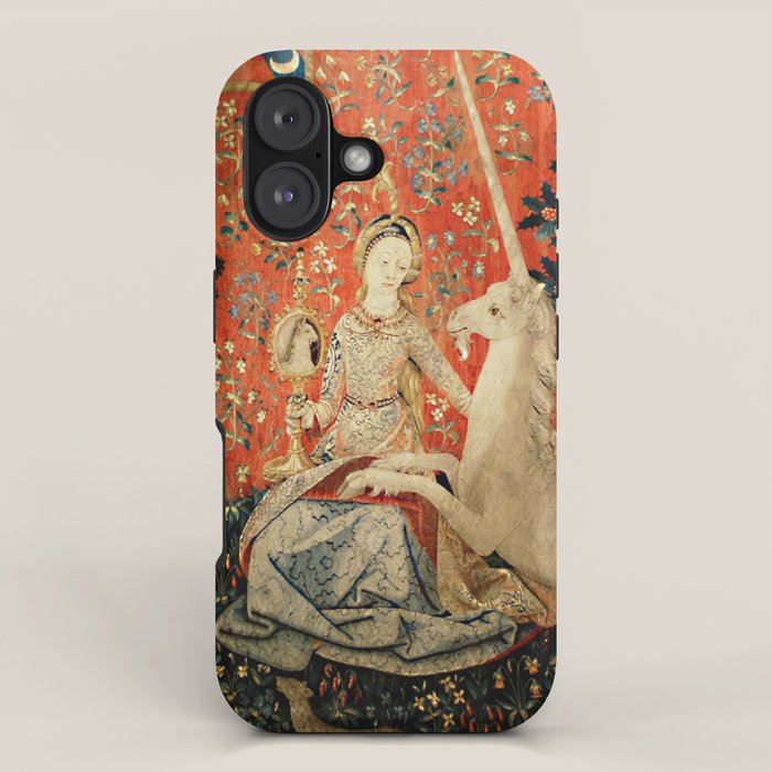 Lady and The Unicorn Sight iPhone Case Gallery Image 1