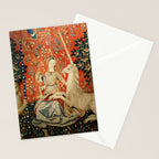 Lady and The Unicorn Sight Stationery Card Gallery Image 2