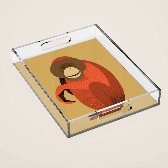 Whimsy Orangutan Acrylic Tray Gallery Image 1