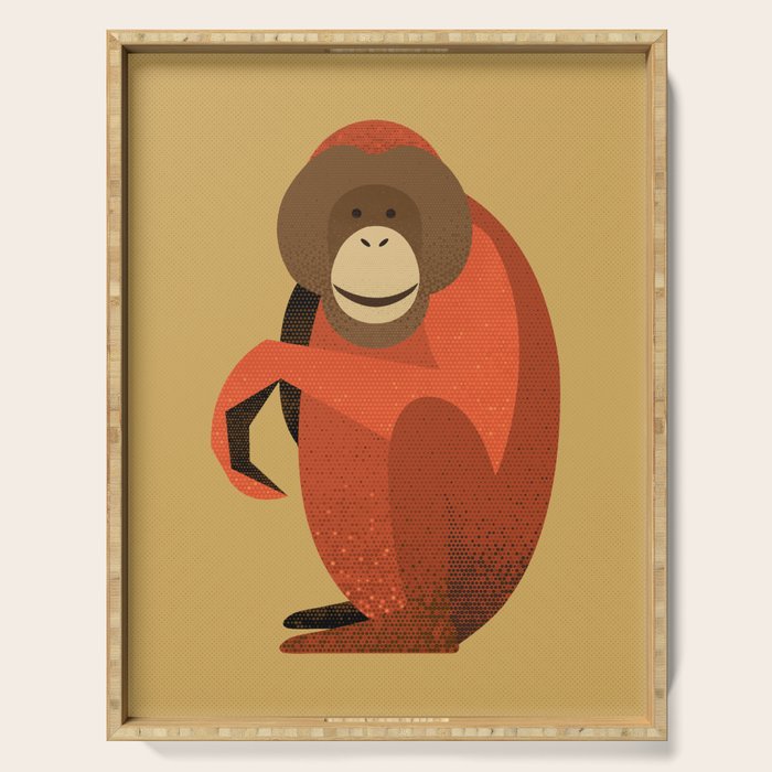 Whimsy Orangutan Serving Tray Gallery Image 1